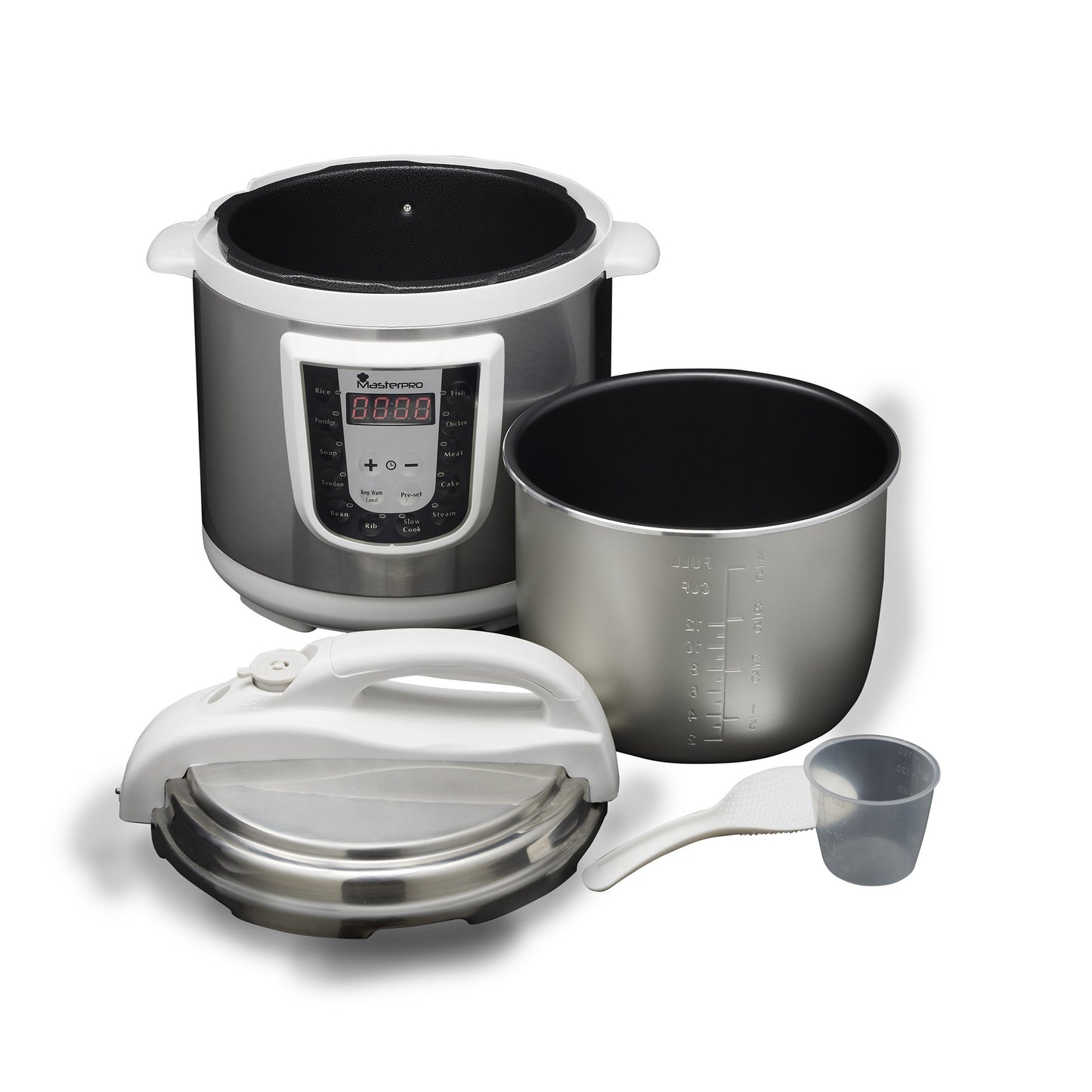 PENTOLA A PRESSIONE ELETTRICA 6L S/S MASTERPRO