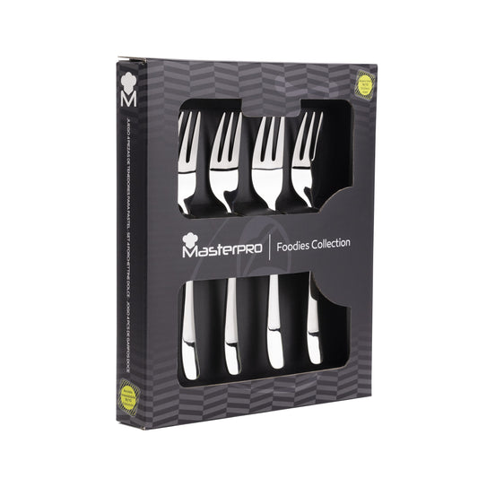 SET 4 PCS FORCHETTE DA TORTA SS SHINY FOODIES MP