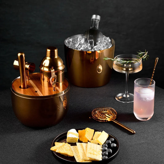 The Drop - Set da cocktail MasterPRO in acciaio inossidabile da 6 pezzi