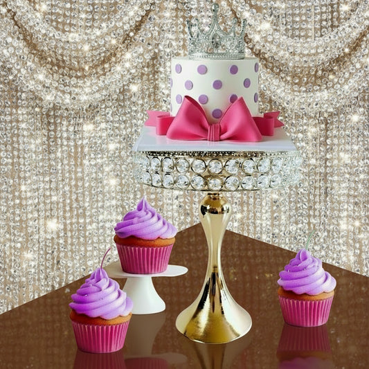 Alzatina con cristalli