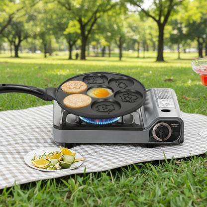 Piastra per 7 pancake