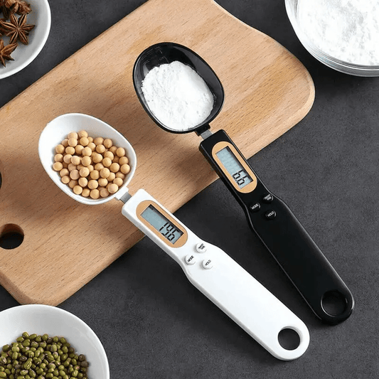 Accurate Measure Digital Kitchen Scale Spoon - LCD Display, 0.1g-500g Precision, Button Battery-Powered, Ideal For Cooking, Baking, And Portion Control