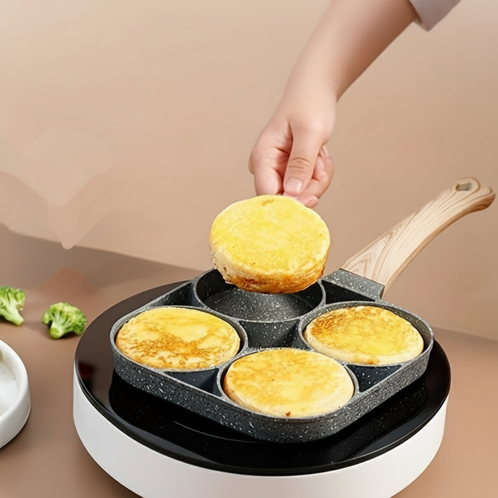 Piastra 4 sezioni di cottura