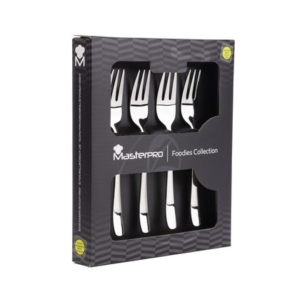 SET 4 PCS FORCHETTE DA TORTA SS SHINY FOODIES MP