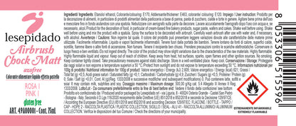 Colorante alimentare Pastello Rosa per aerografo a base alcol 75ml