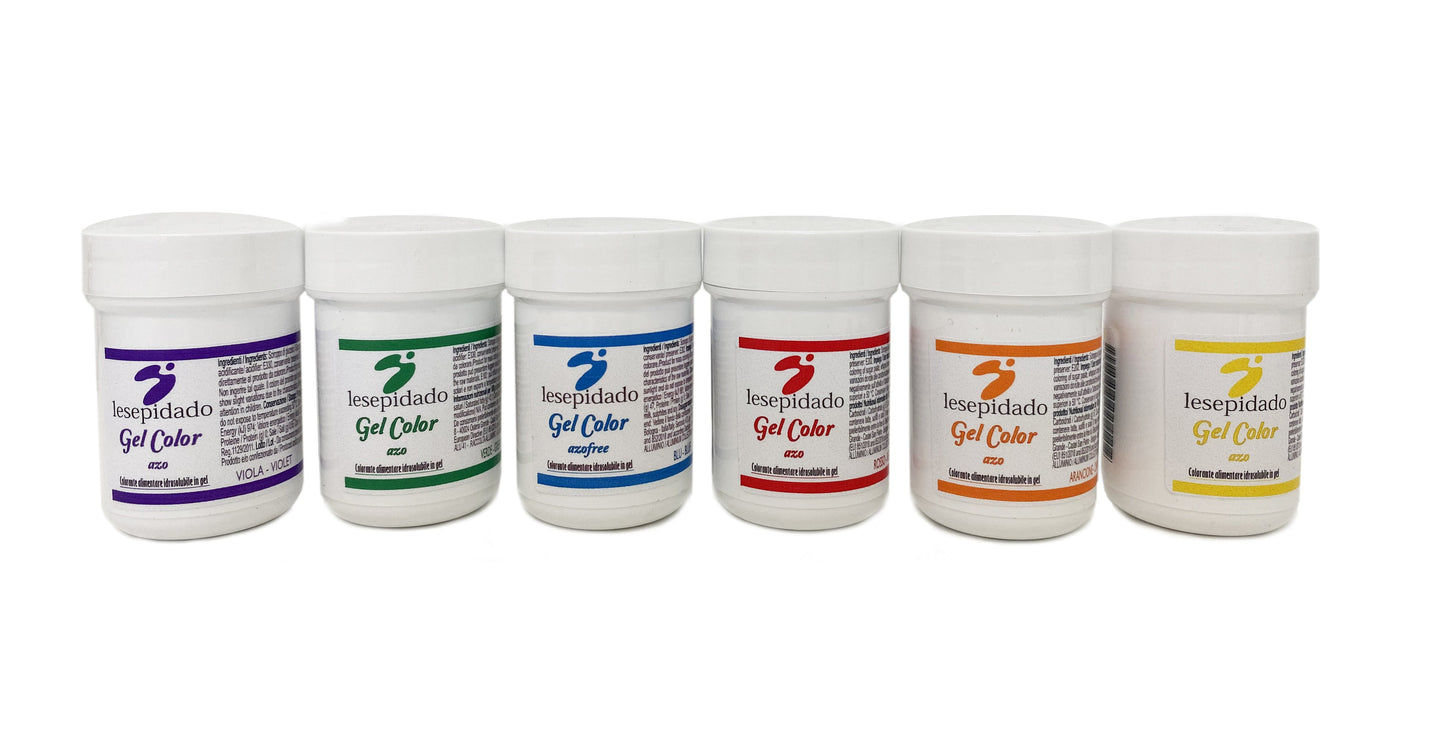 Rainbow Kit Gel Color 6pcs