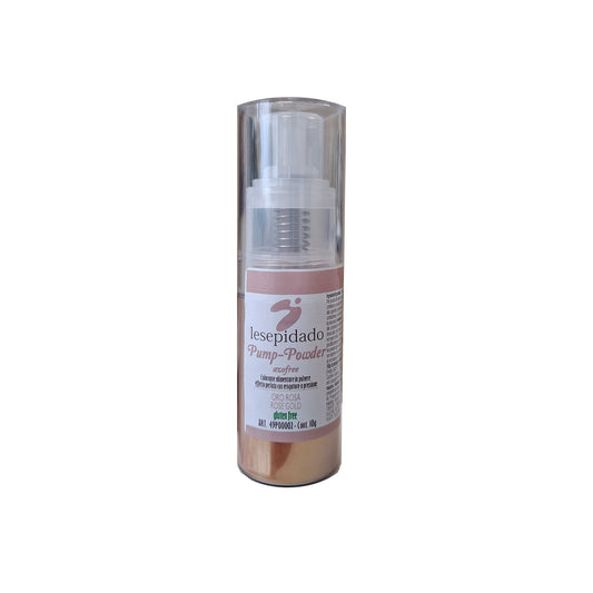 Polvere perlata in pompetta Oro Rosa 10g