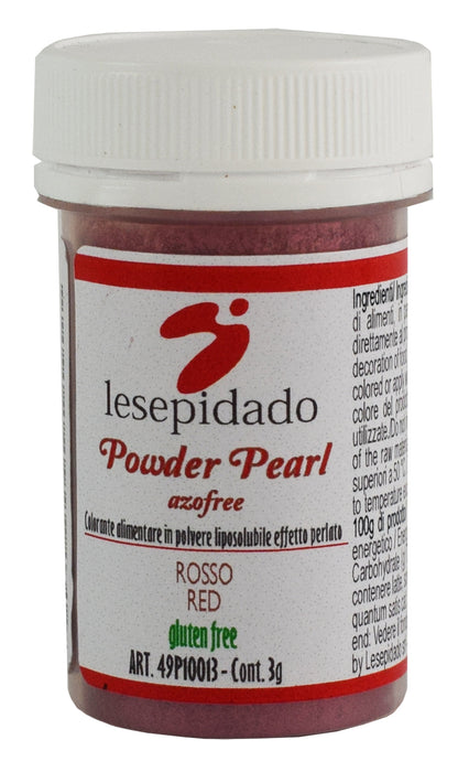 Kit 3pcs Polvere Perlata 3g Rosa, Azzurro, Rosso