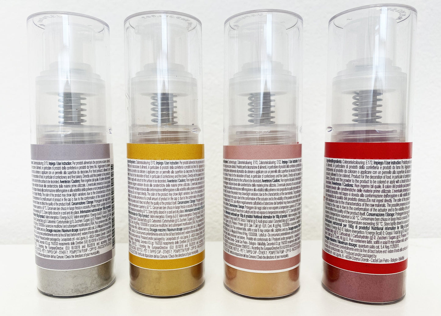 Kit Polvere Perlata in pompetta 4pcs 10g