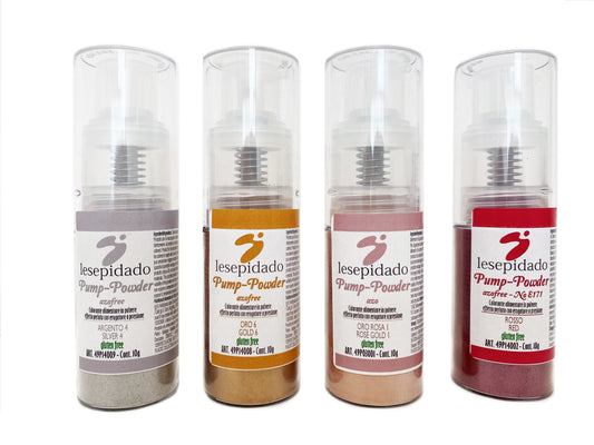 Kit Polvere Perlata in pompetta 4pcs 10g