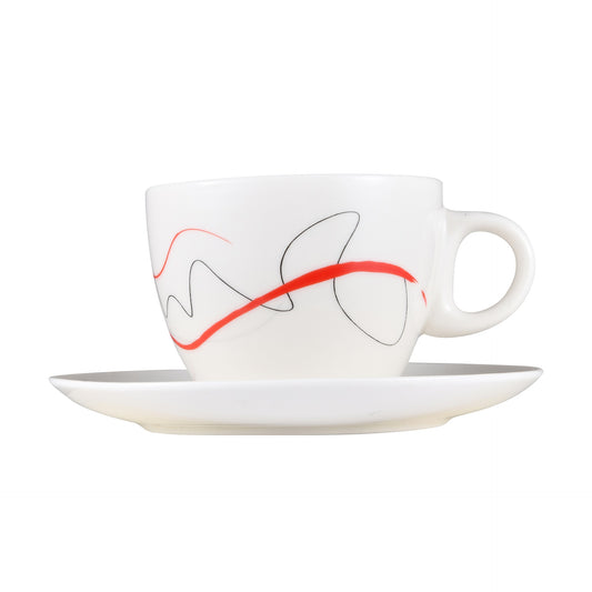 TAZZA CAPPUCCINO CON PIATTINO LA MAISON 1975 CROQUIS