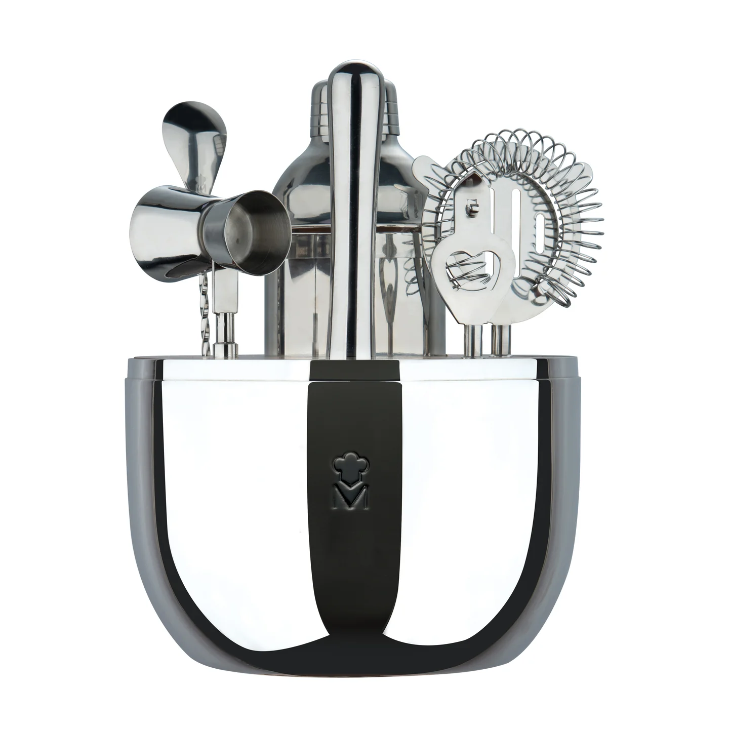 The Drop - Set da cocktail MasterPRO in acciaio inossidabile da 6 pezzi