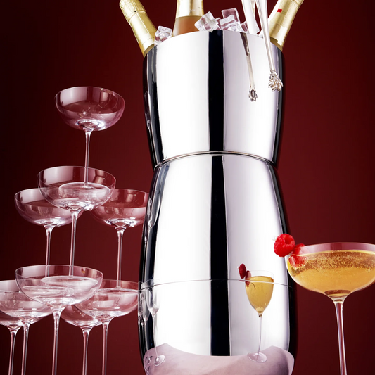 The Drop - Set da cocktail MasterPRO in acciaio inossidabile da 6 pezzi