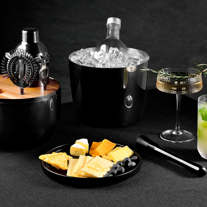 The Drop - Set da cocktail MasterPRO in acciaio inossidabile da 6 pezzi