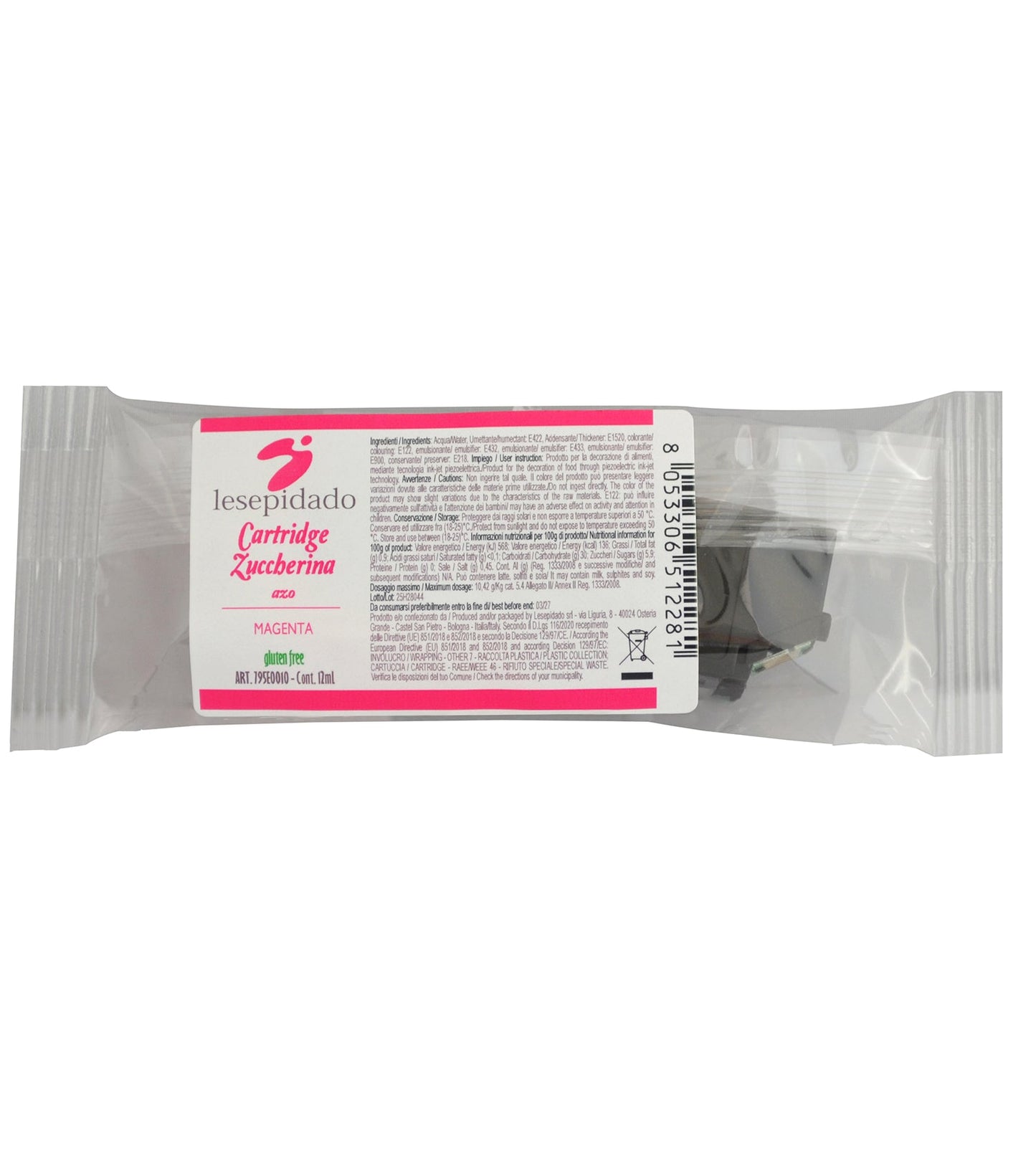 Cartuccia Stampante Zuccherina Magenta 12mL