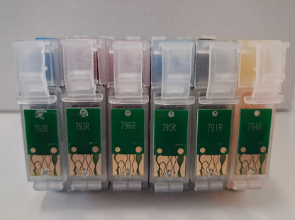 Kit 6 cartucce per stampanti Dolcina 3.0 e Pasticcina 3.0 Lesepidado, Epson Stylus Photo 1500W