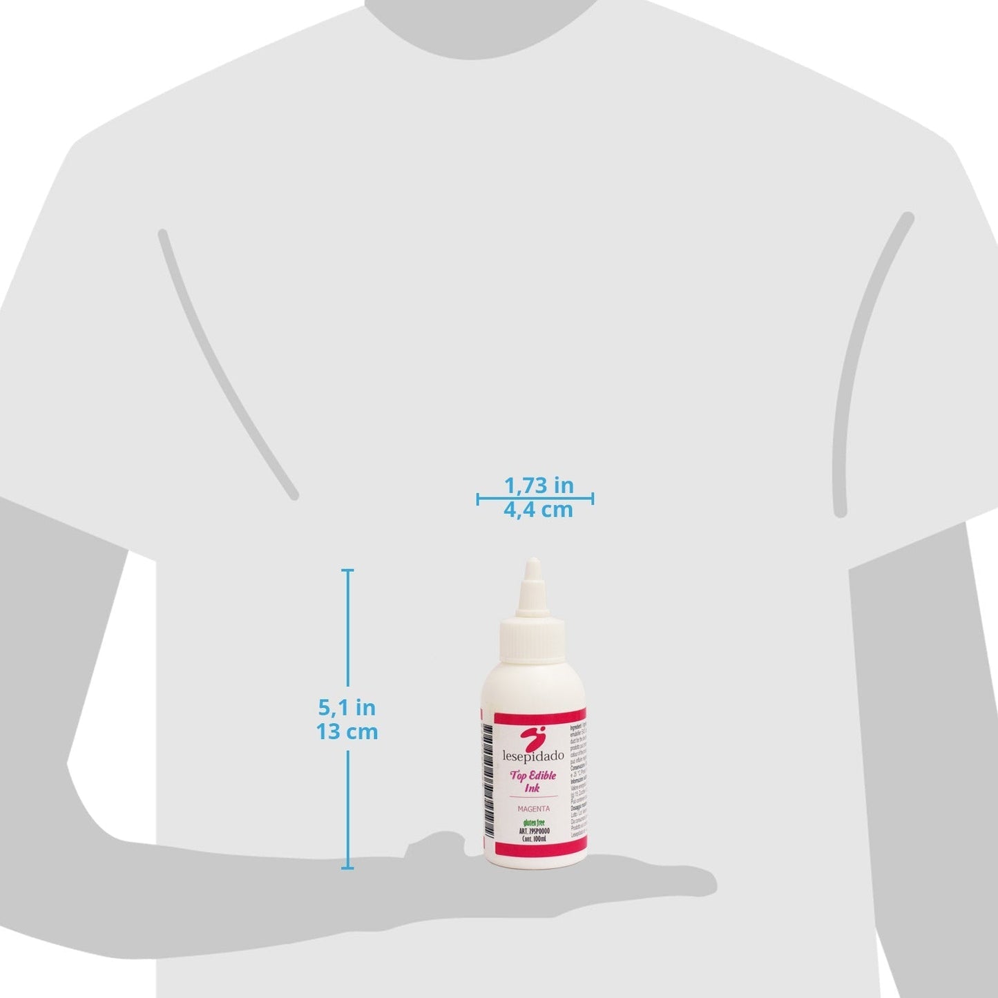 Kit di 6 inchiostri alimentari da 100 ml per stampanti alimentari Epson