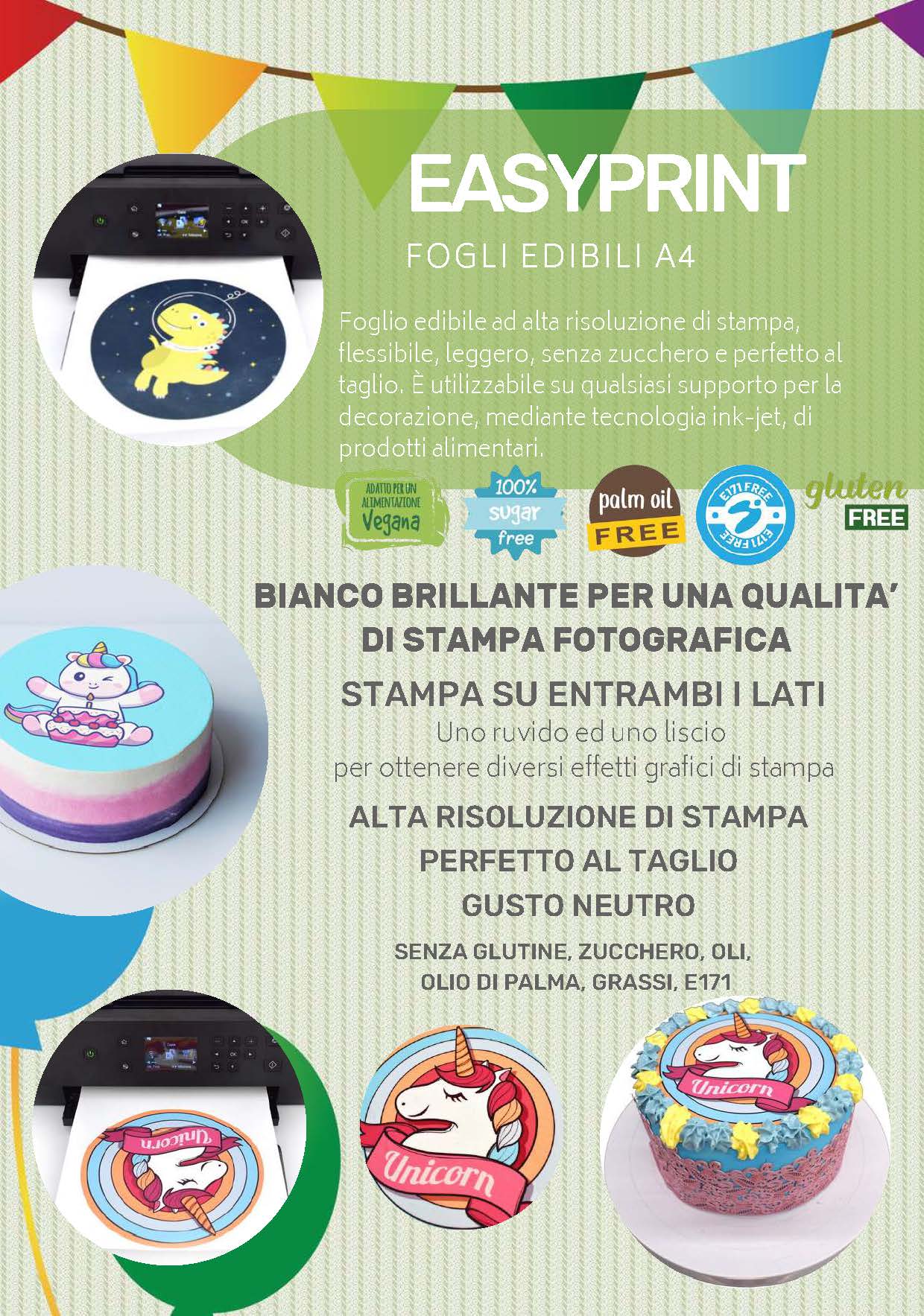 Stampa Personalizzata su foglio edibile