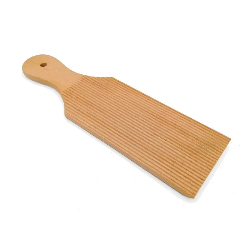 Wooden Gnocchi Pasta Board Set for Rolling Dough Pasta Garganelli Stick Butter Paddles for Homemade Pasta and Butter