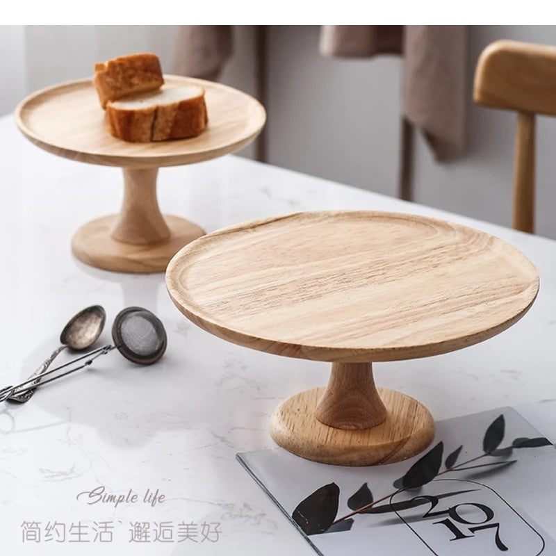 Minimalist Glass Cover Cake Stand Trays Decorative Afternoon Tea Dessert Plate Snack Dish Coffee Table Desktop Nordic Home Decor
