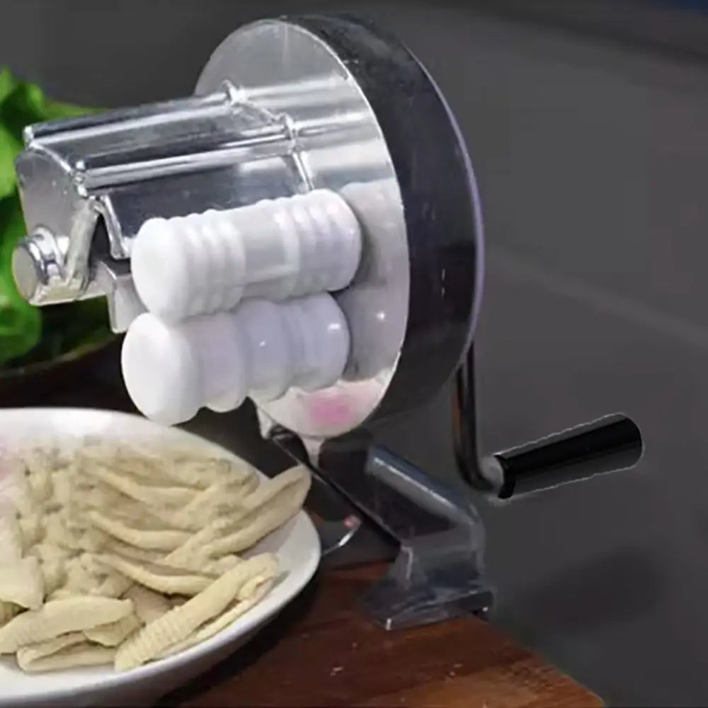 Portable Manual Cavatelli Machine Ergonomic Labor-saving Macaroni Maker Hand Crank Pasta Maker Restaurant