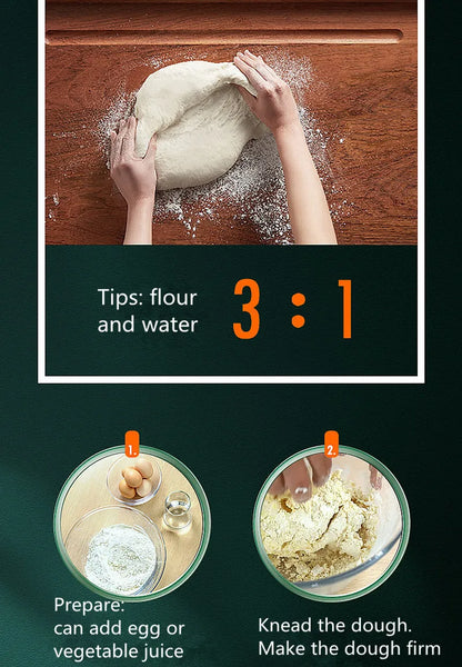 Portable manual stainless steel noodle machine Household dough press machine manual pasta machine