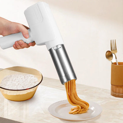 Hand Operated Pasta Maker Cutter Portable Automatic Electric Charging Wireless Manual Spaghetti Noodles Dough Pressing Machine