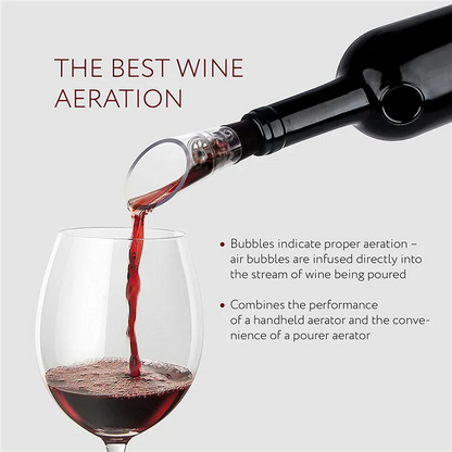 ABUN-40 Pack Wine Aerator Pourer,Spout Bottle Stoppeanter Spout
