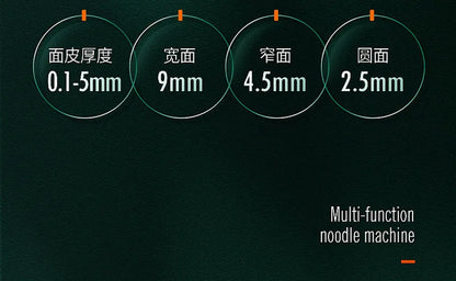 Portable manual stainless steel noodle machine Household dough press machine manual pasta machine