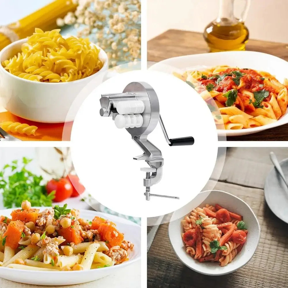 Portable Manual Cavatelli Machine Ergonomic Labor-saving Macaroni Maker Hand Crank Pasta Maker Restaurant
