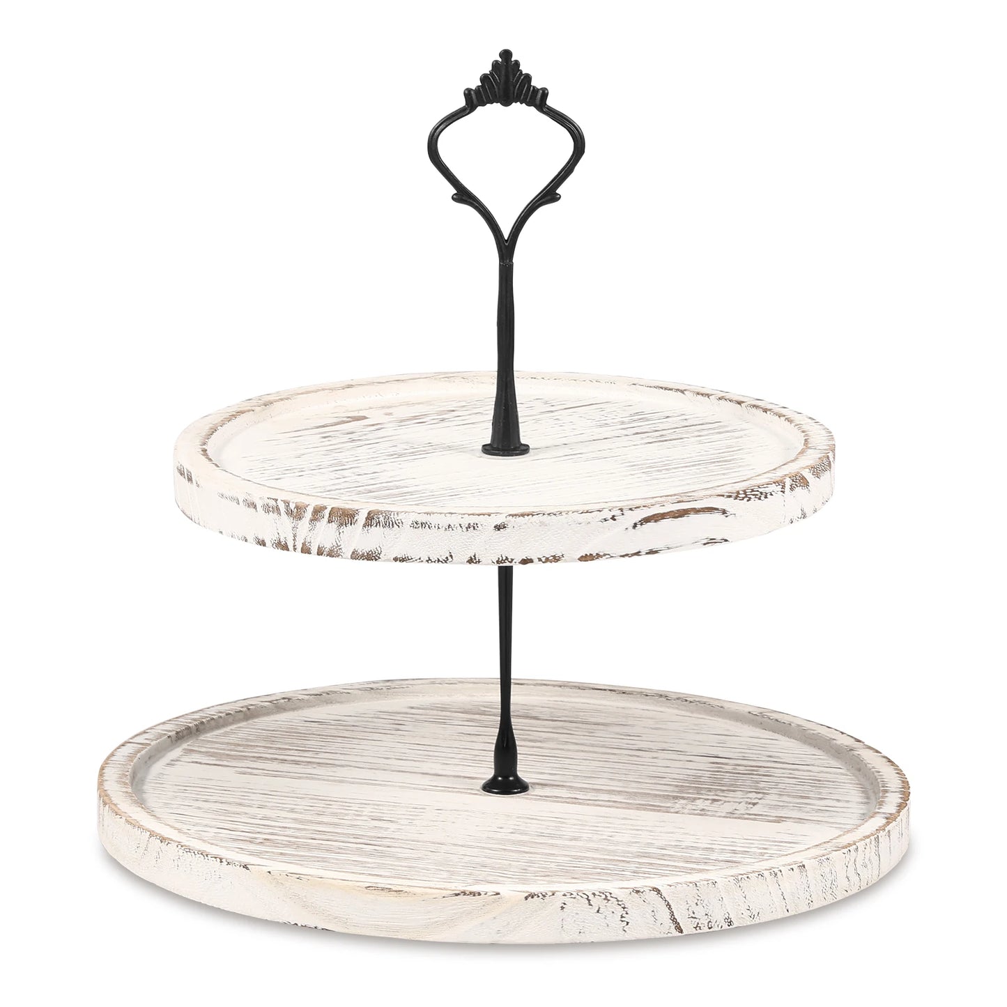 2/3-Layer Wooden Cupcake Stand Round Tiered Cake Display Stand For Birthday Party Dessert Table Fruit Plate Display Tray NEW
