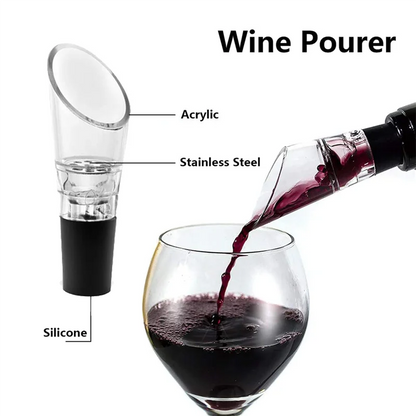 ABUN-40 Pack Wine Aerator Pourer,Spout Bottle Stoppeanter Spout