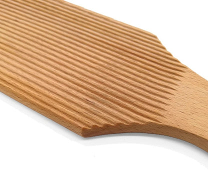 Wooden Gnocchi Pasta Board Set for Rolling Dough Pasta Garganelli Stick Butter Paddles for Homemade Pasta and Butter