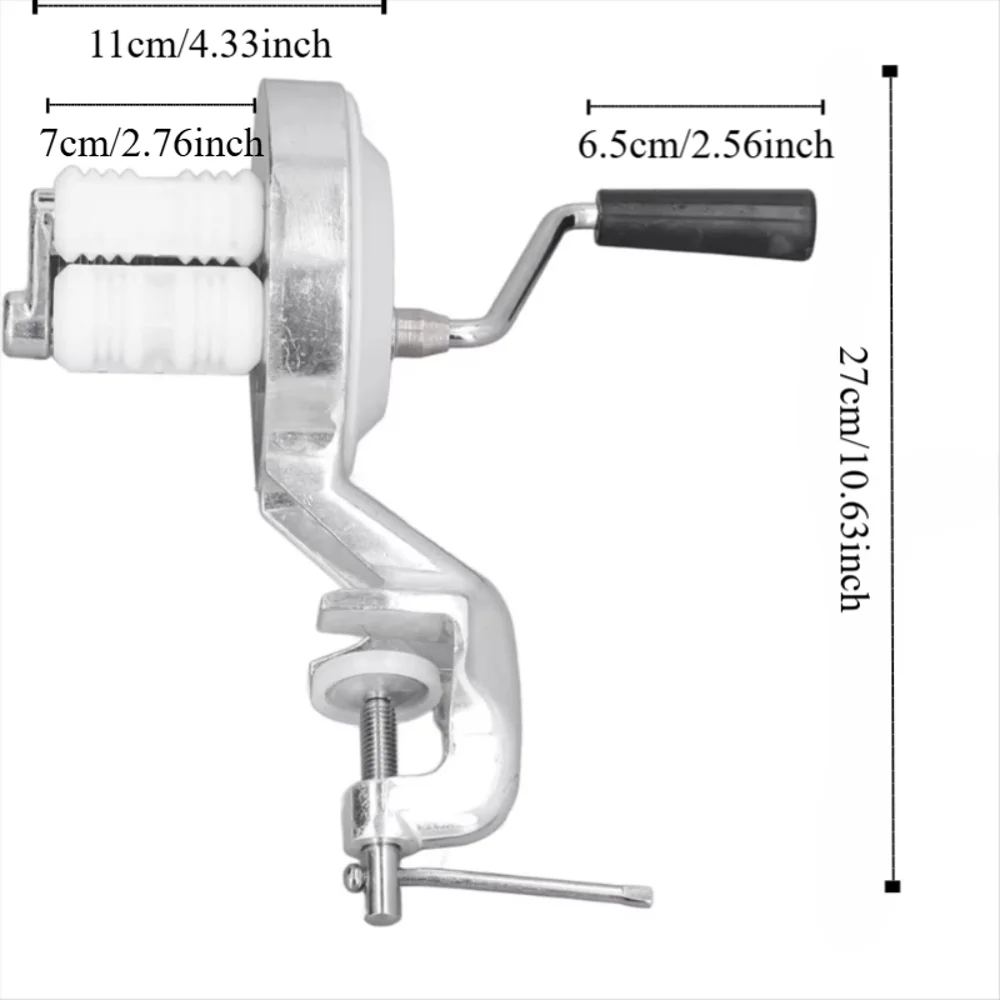 Portable Manual Cavatelli Machine Ergonomic Labor-saving Macaroni Maker Hand Crank Pasta Maker Restaurant