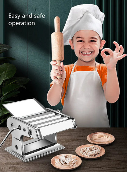 Portable manual stainless steel noodle machine Household dough press machine manual pasta machine