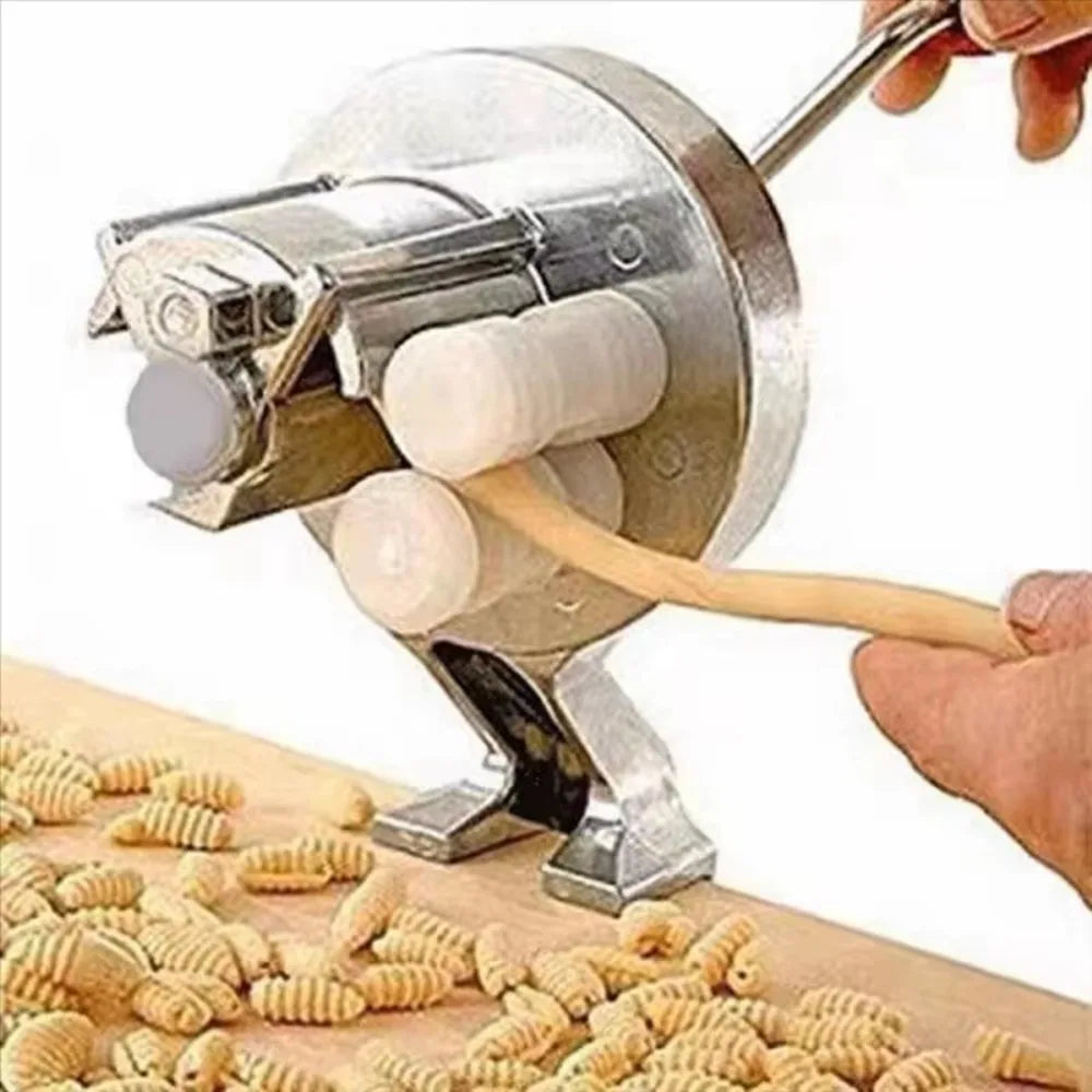 Portable Manual Cavatelli Machine Ergonomic Labor-saving Macaroni Maker Hand Crank Pasta Maker Restaurant