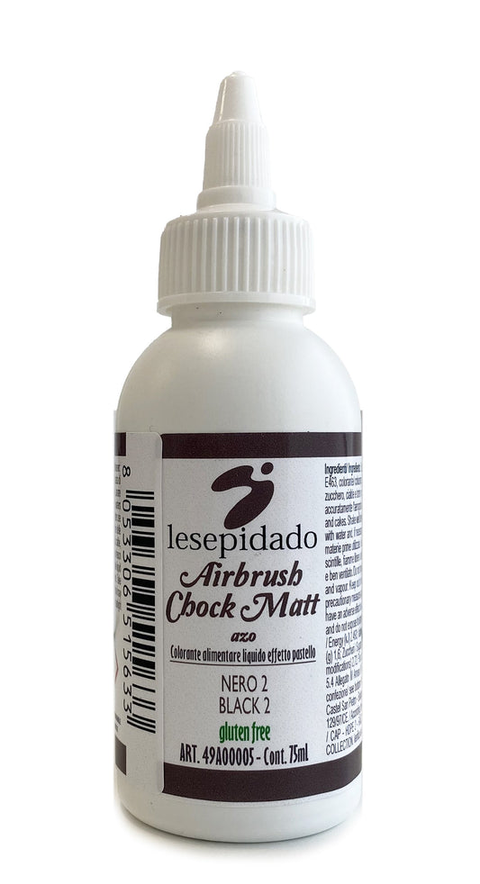 Colorante alimentare Pastello Nero per aerografo a base alcol 75ml