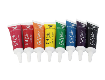 Kit Gel Color Tubetti 8pcs