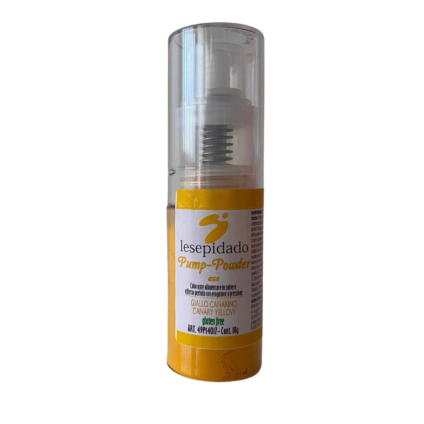 Polvere Perlata in pompetta Giallo canarino 10g