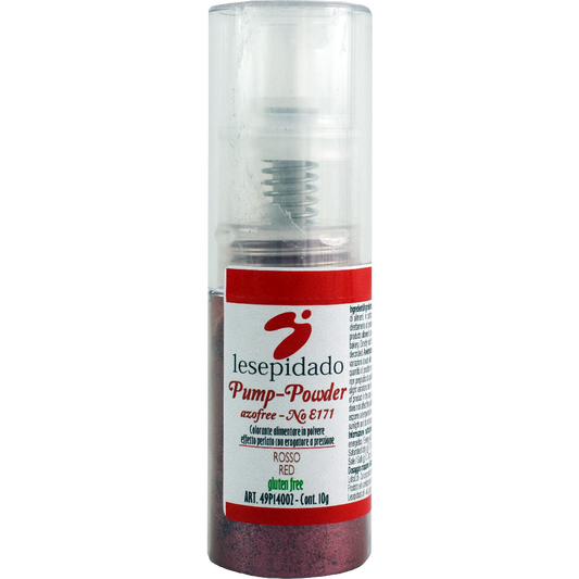Polvere perlata in pompetta Rosso 10g