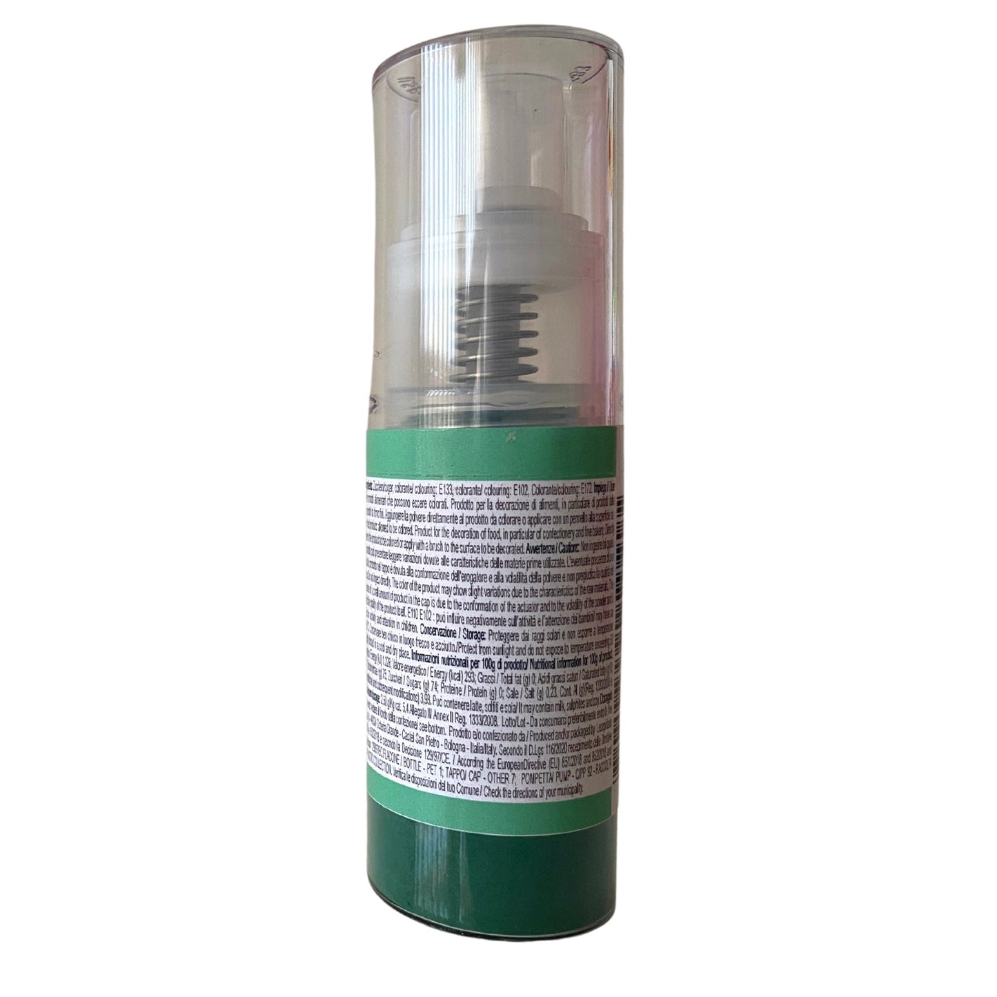 Polvere perlata in pompetta Verde Smeraldo 10g