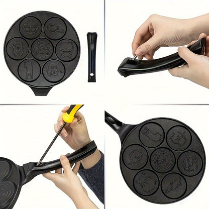 Piastra per 7 pancake