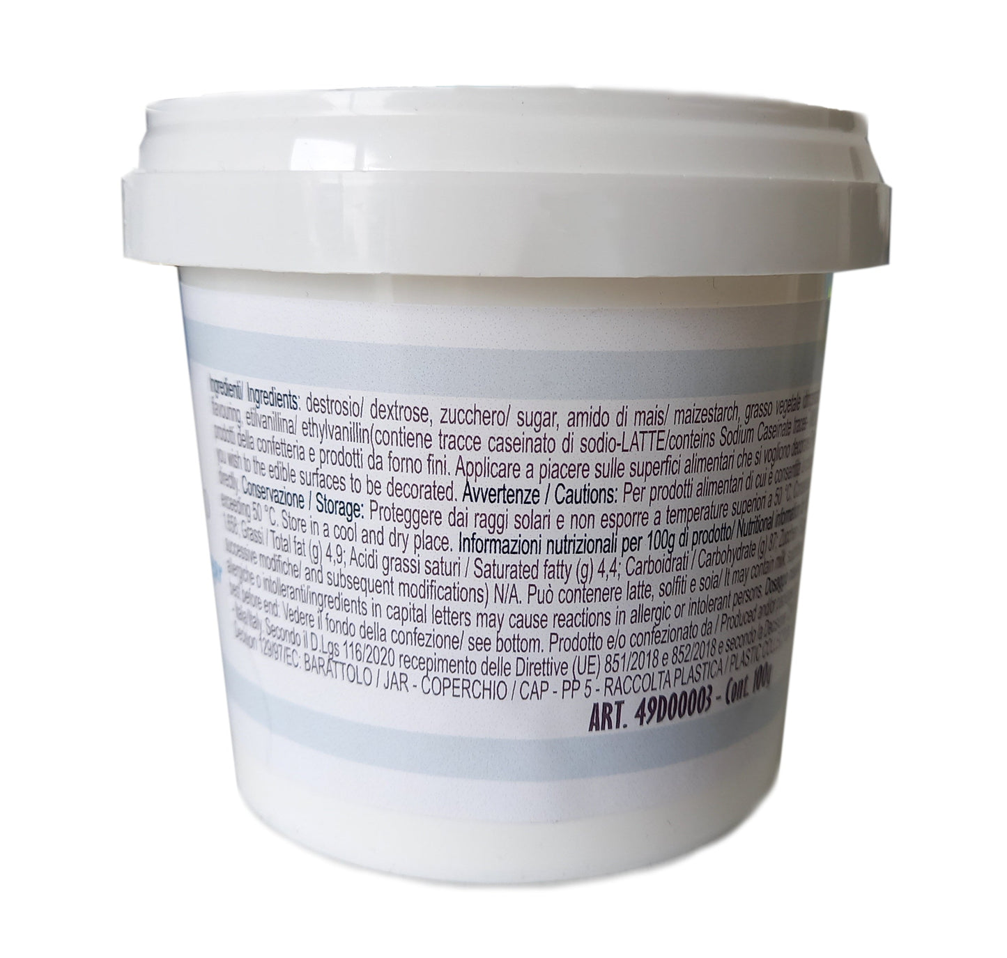 Zucchero Idrofobico Bianco 100g